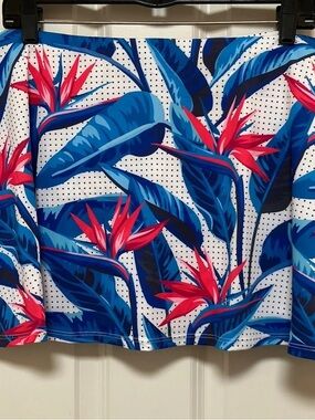 Tail Women's Blue and Pink Tropical Athletic Skirt